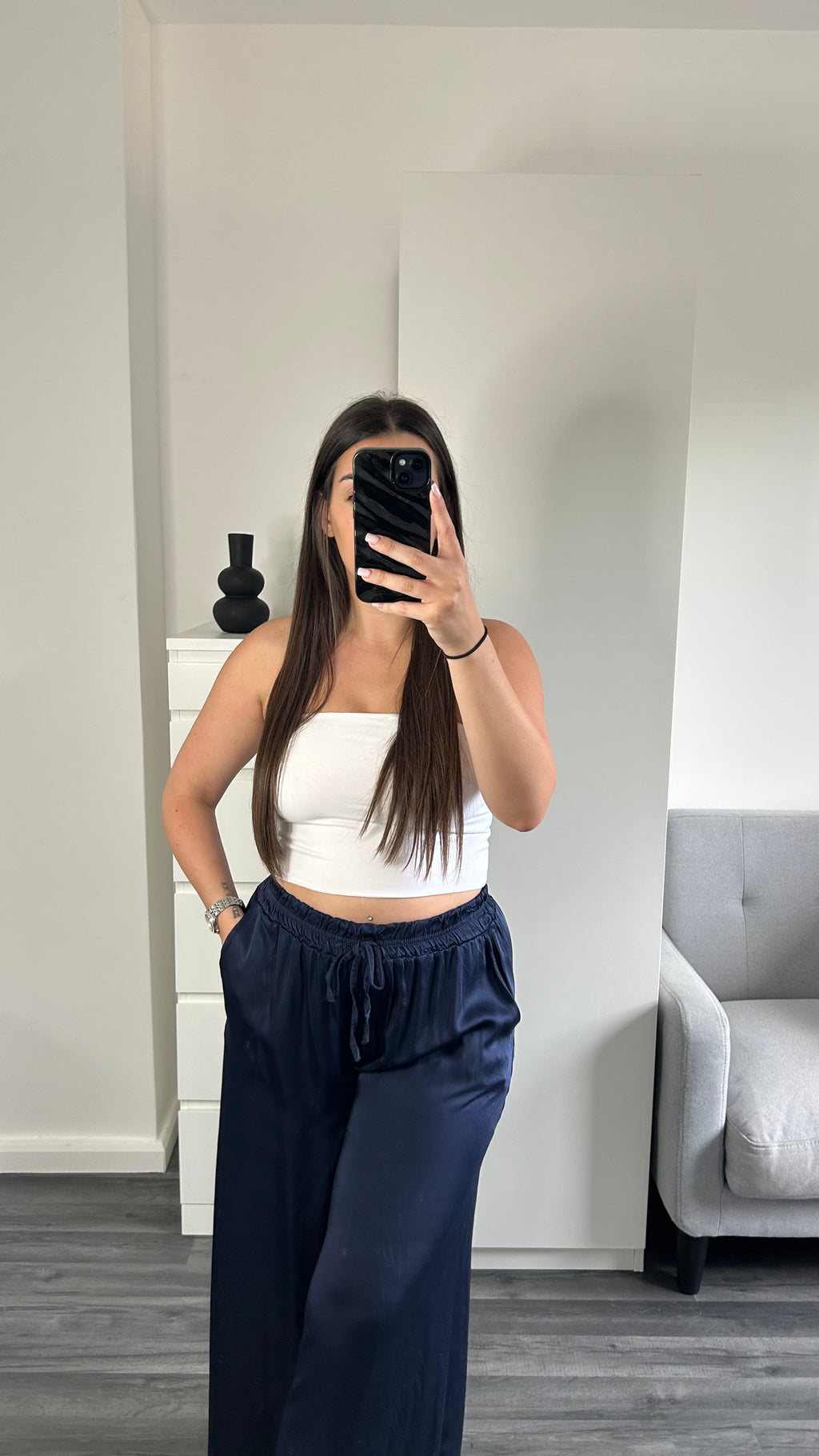 PANTALON FLUIDE SATIN