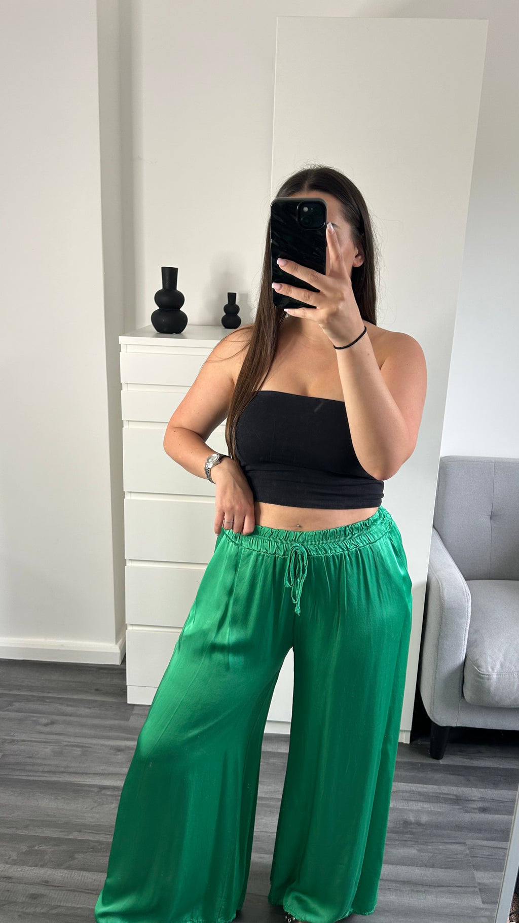 PANTALON FLUIDE SATIN