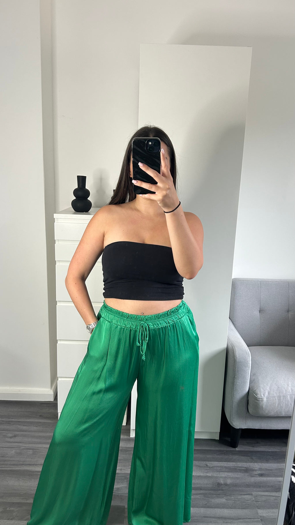 PANTALON FLUIDE SATIN