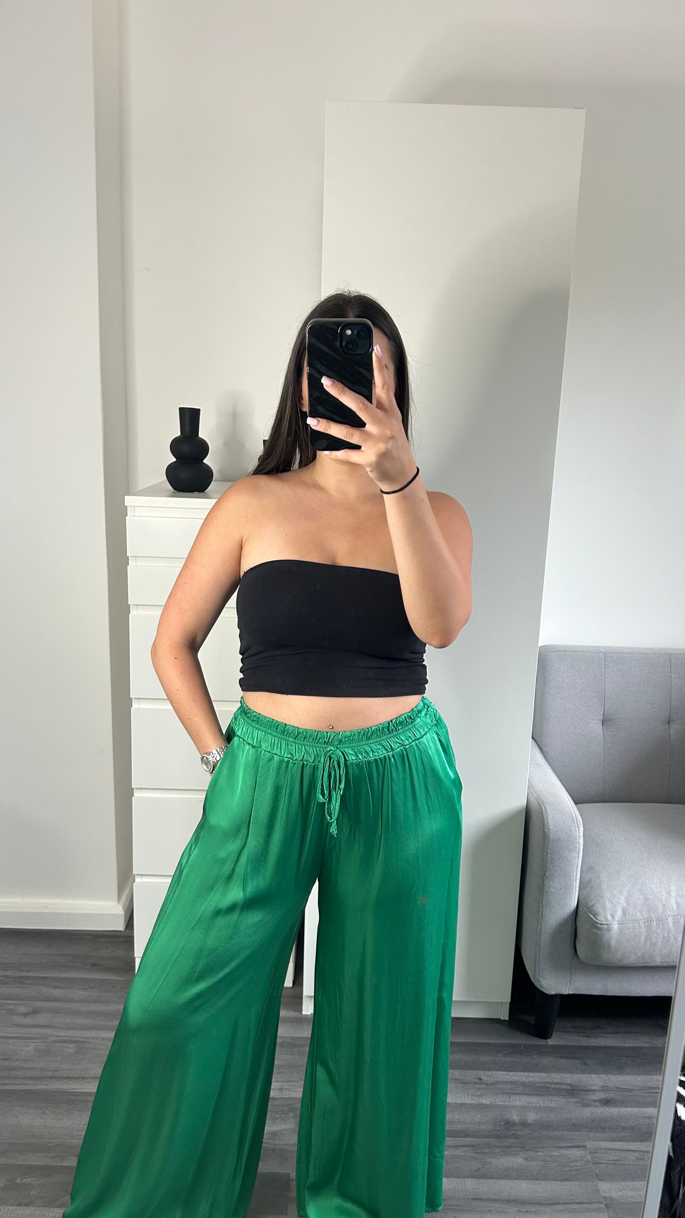 PANTALON FLUIDE SATIN