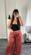 PANTALON FLUIDE SATIN